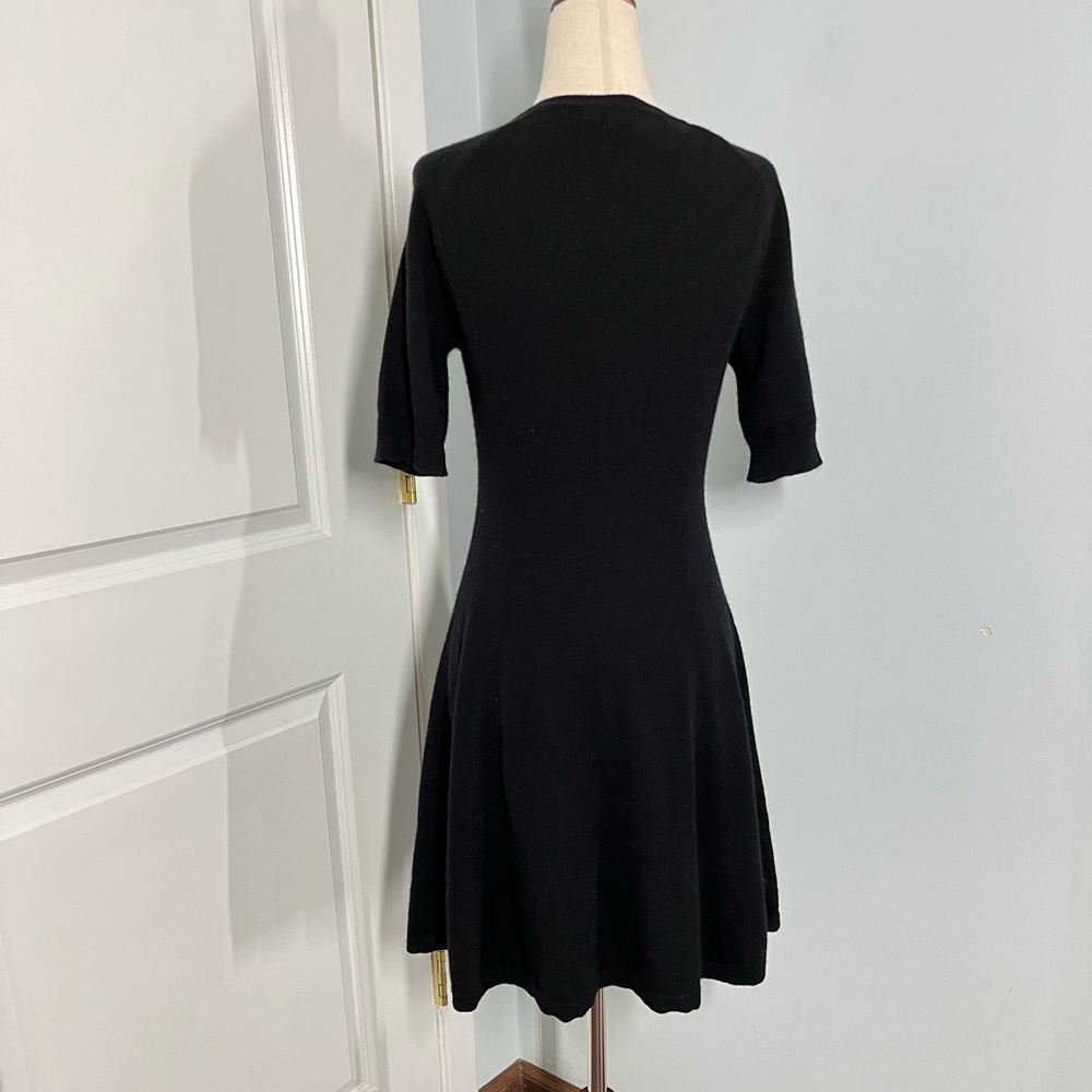 Aqua 100% cashmere black mini dress size S - Picture 10 of 11